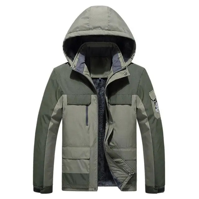 Drune | Herren Parka - Military Green Windbreaker