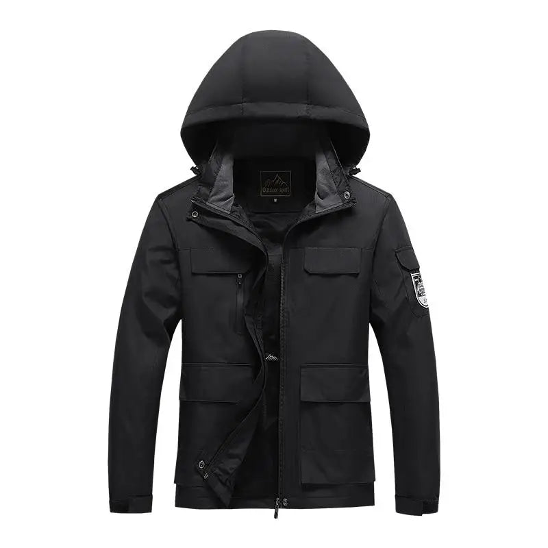 Drune | Herren Parka - Military Green Windbreaker