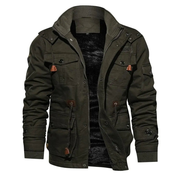 Drune | EleganceWinterthermowestenjacke: Wärme und Stil mit mehreren Taschen