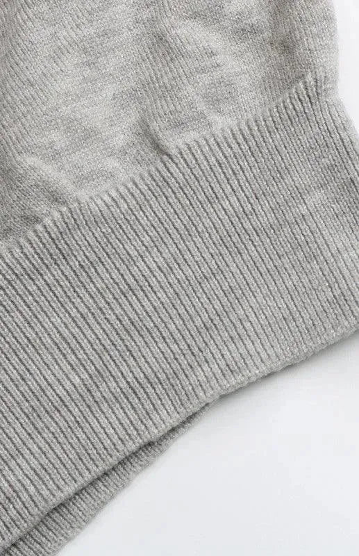 Drune | Kontrast Pullover Strickjacke