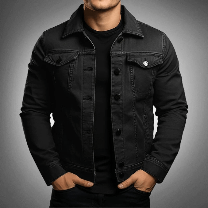 Drune | Denim Jack Herren Stilvolle Jeansjacke Lässige & Trendige Looks