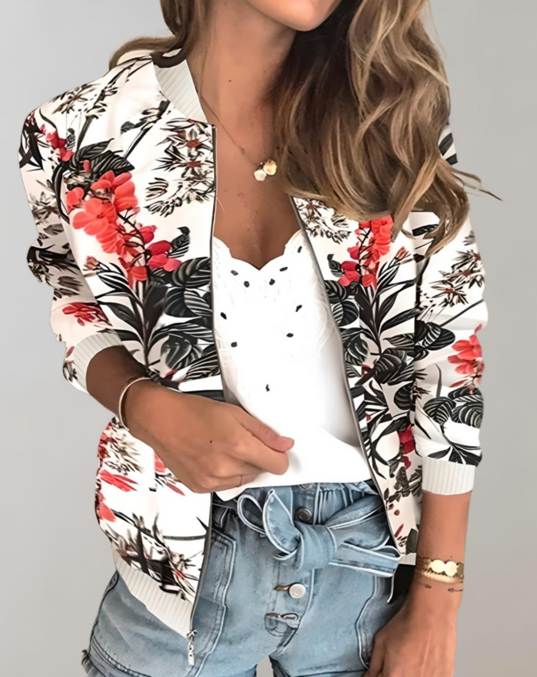 Drune | Stylische Blumenkimonojacke für Frauen