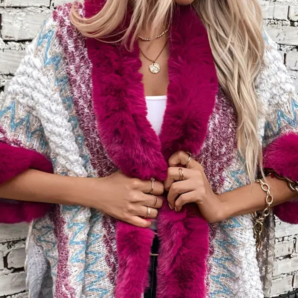 Drune | Stilvolle Fransen Cape Stiefelette für Damen Perfekt für den Herbst