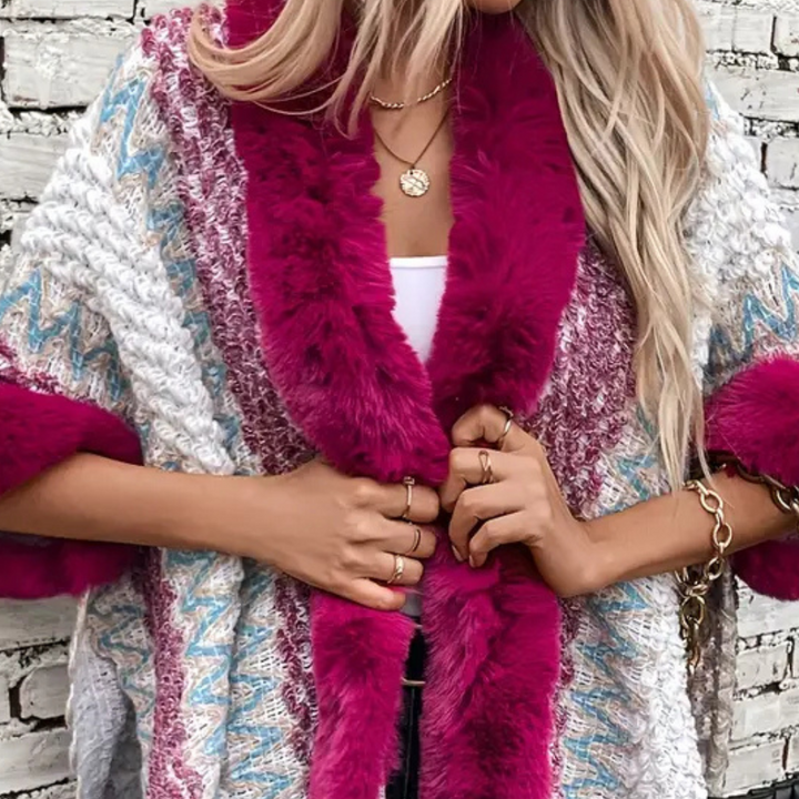 Drune | Stilvolle Fransen Cape Stiefelette für Damen Perfekt für den Herbst