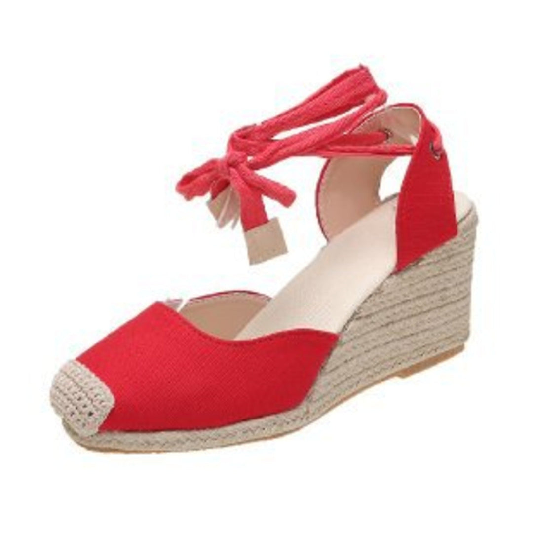Drune | Einzelknopf Riemen, Seilstoff Sohle Espadrilles