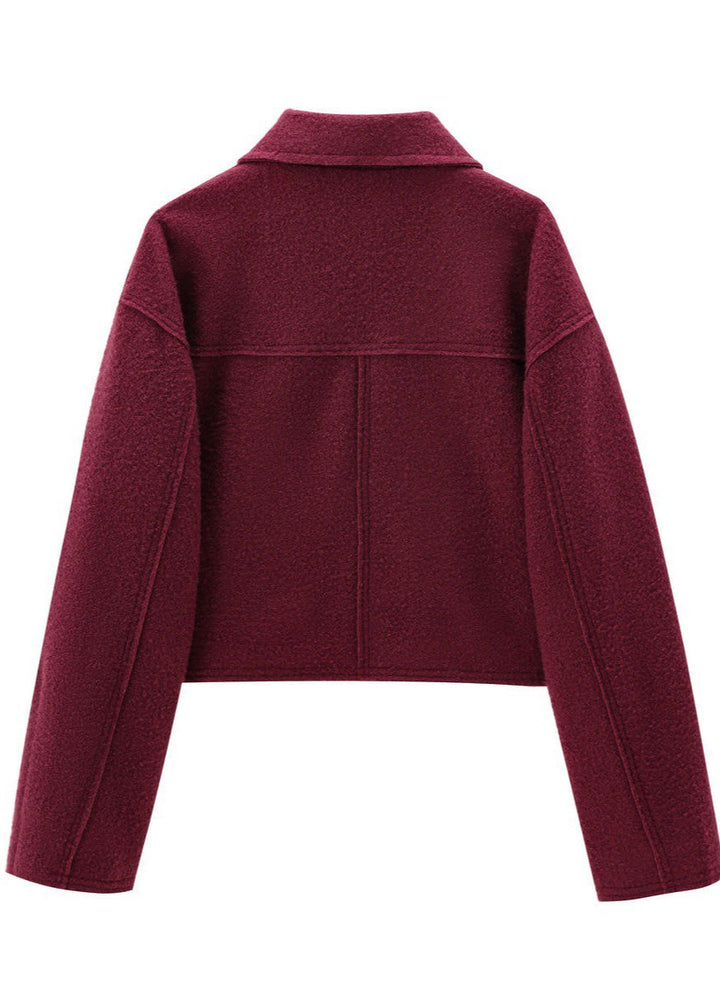 Drune | City Zip Jacke – Boxy Wollmischung Fit
