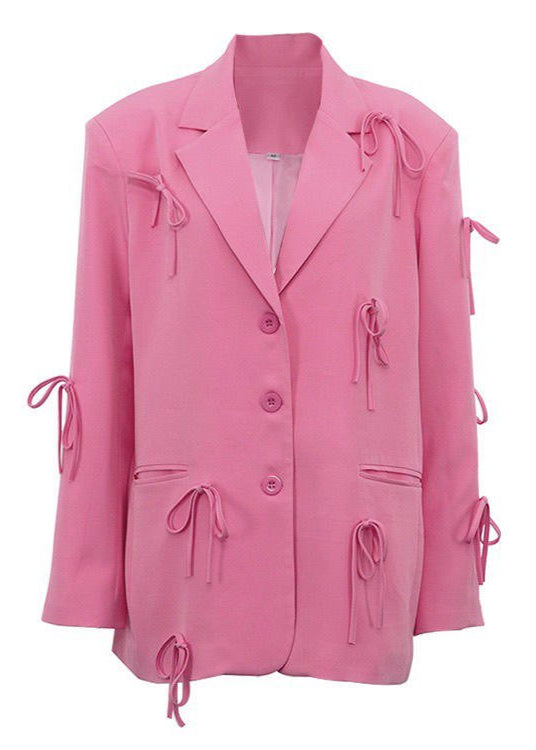Drune | Statement Blazer mit Schleifendetails – Oversized Passform