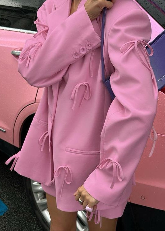 Drune | Statement Blazer mit Schleifendetails – Oversized Passform