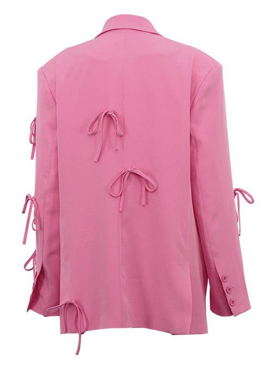 Drune | Statement Blazer mit Schleifendetails – Oversized Passform
