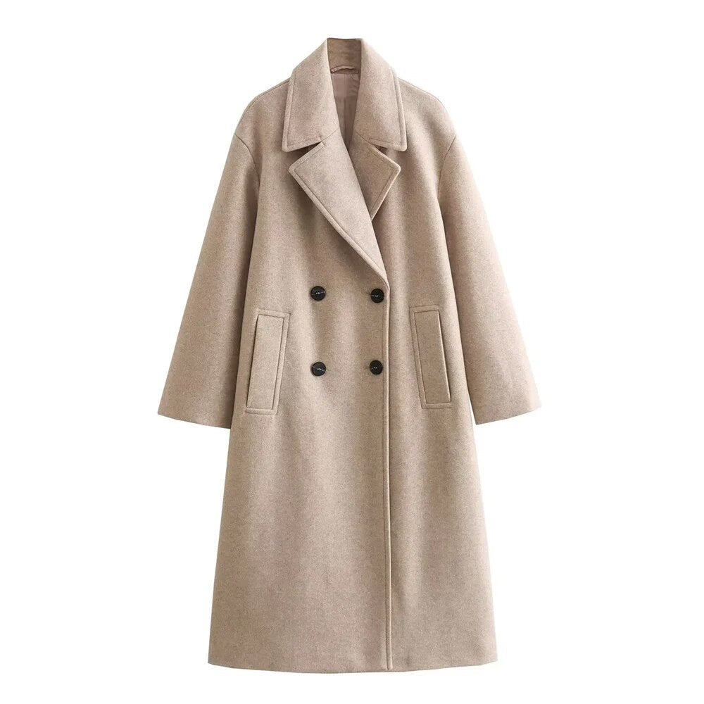 Drune | Lange Jacke für Damen Elegantes Design Warme Winterjacke