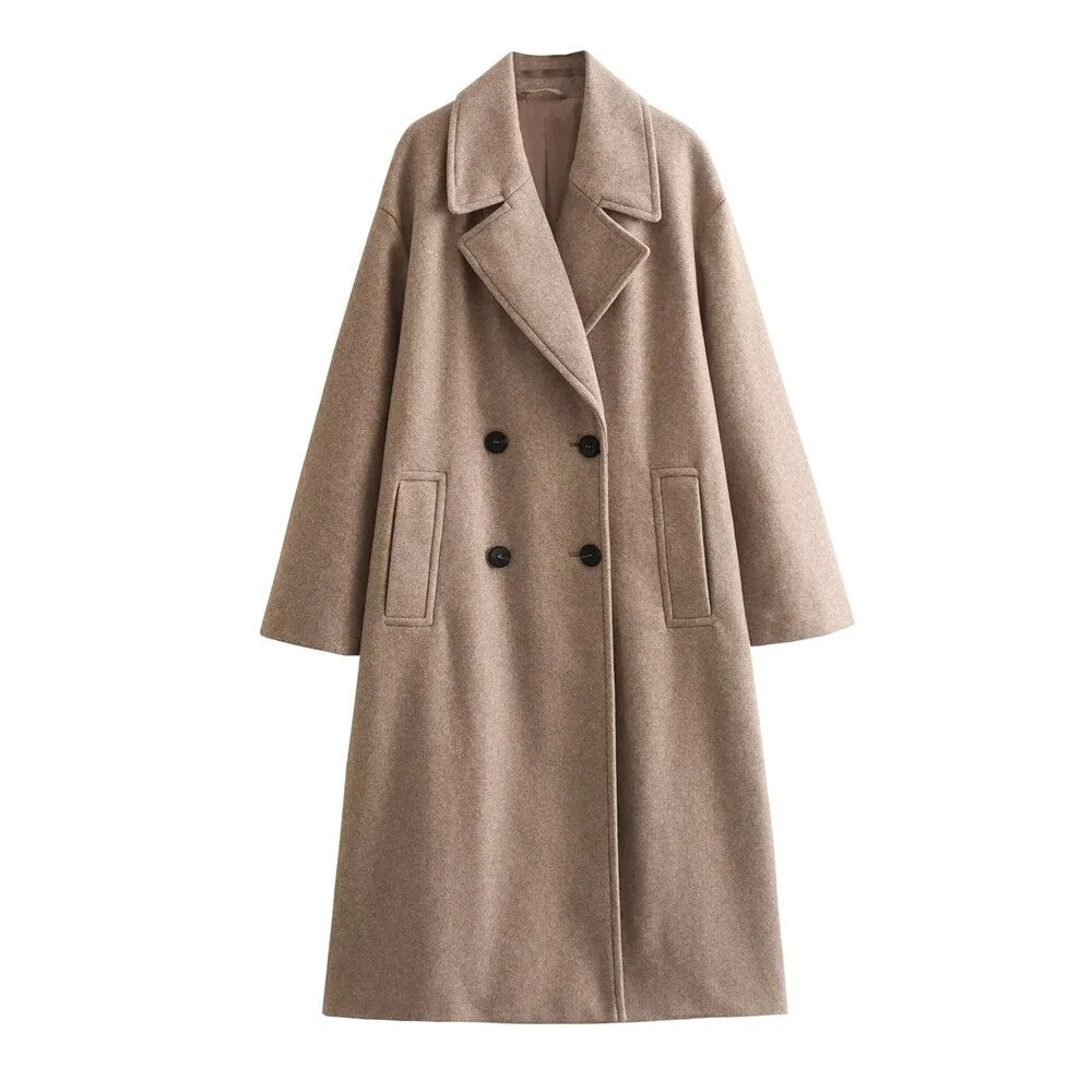 Drune | Lange Jacke für Damen Elegantes Design Warme Winterjacke