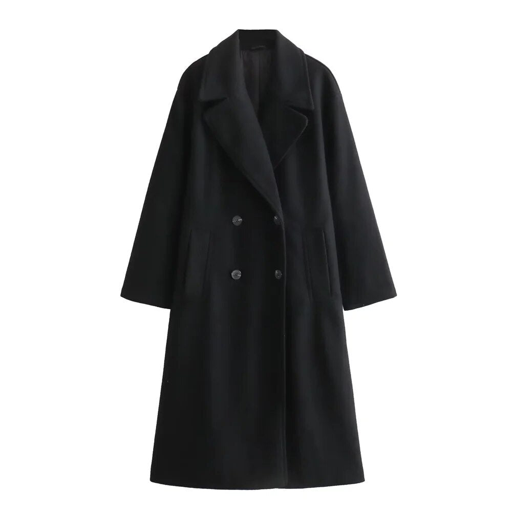 Drune | Lange Jacke für Damen Elegantes Design Warme Winterjacke