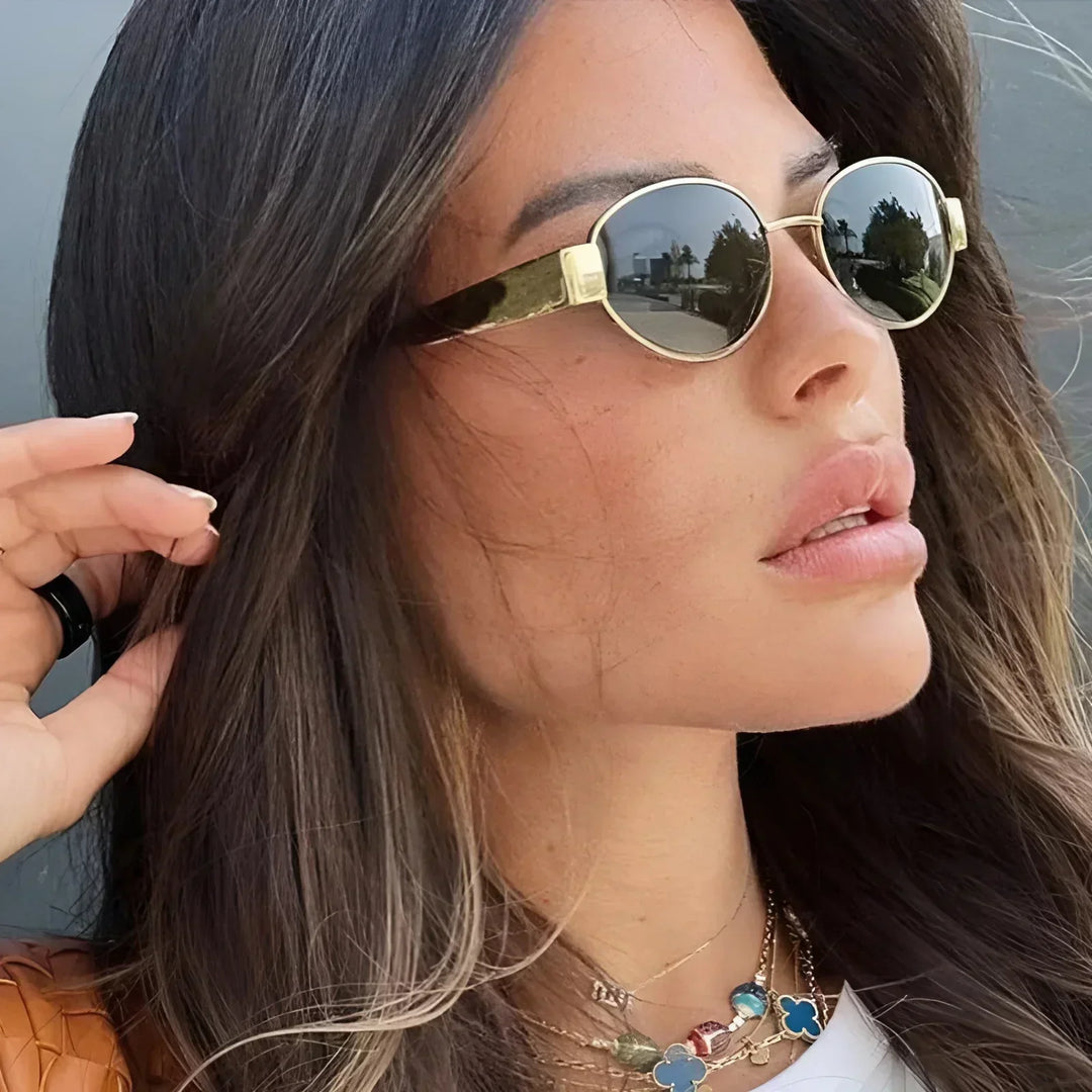 Drune | Ovale Sonnenbrille Für Damen Einfach & Elegant