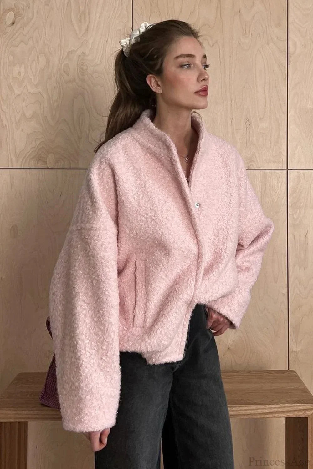 Drune | Freizeitschalkragen Fleece-Jacke