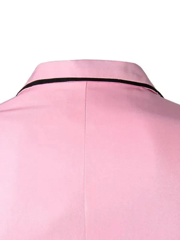 Drune | Pink Slim Fit Herren Blazer