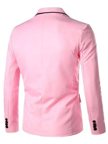 Drune | Pink Slim Fit Herren Blazer