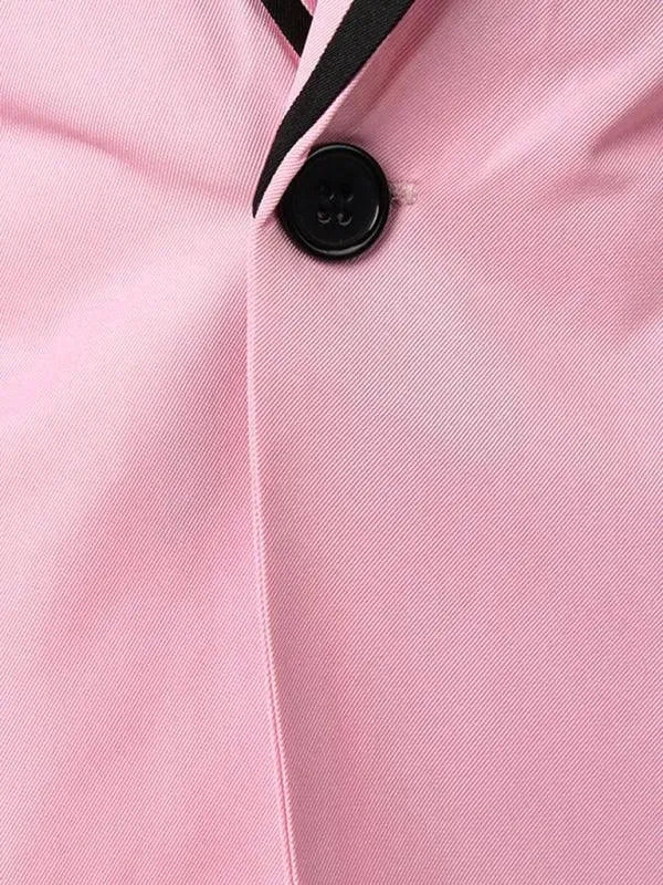 Drune | Pink Slim Fit Herren Blazer
