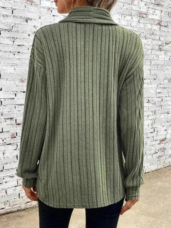 Drune | Locker Frauen Strickjacke Pullover