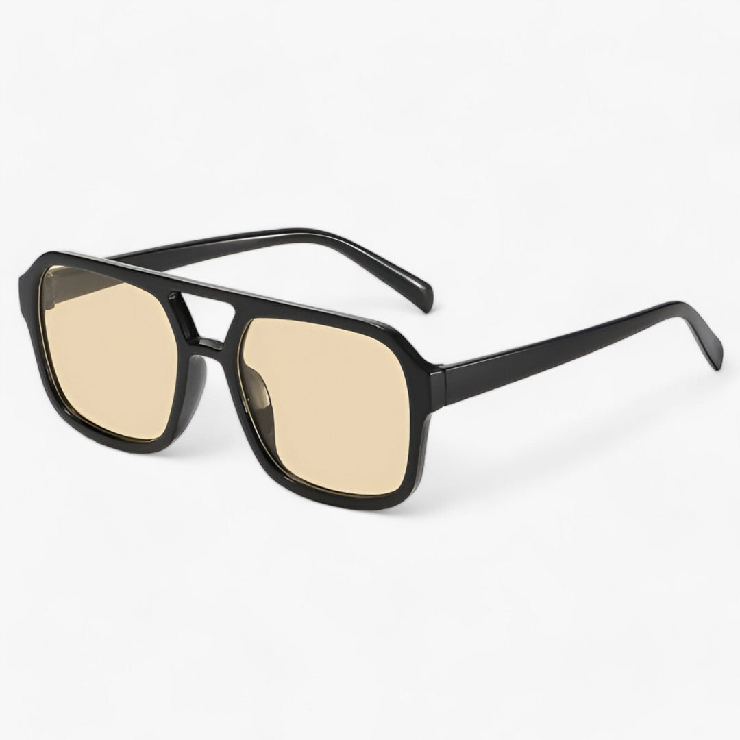 Drune | Vintage-Viereck-Sonnenbrille - Stilvoller Augenschutz für Alle Gelegenheiten