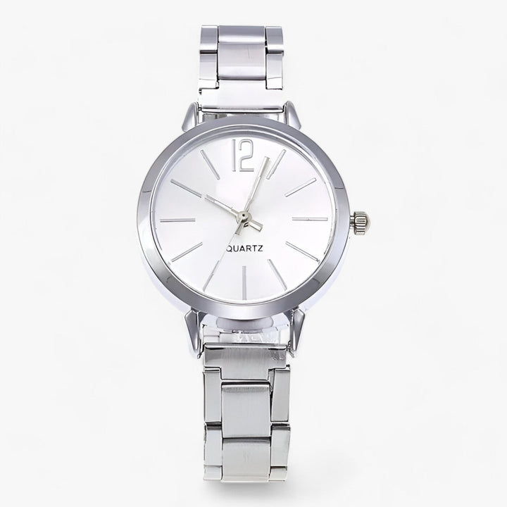 Drune | Runde Uhr Aus Legierung Inklusive Armband