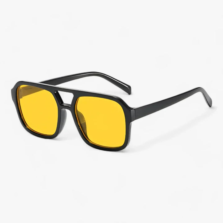 Drune | Vintage-Viereck-Sonnenbrille - Stilvoller Augenschutz für Alle Gelegenheiten