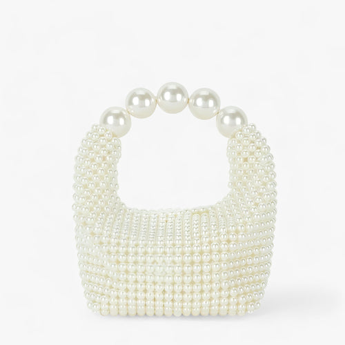 Damen Perlen Tasche - Raffiniertes Design für stilvolle Anlässe