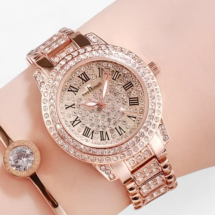Drune | Luxus Uhr Mit Voller Diamanten