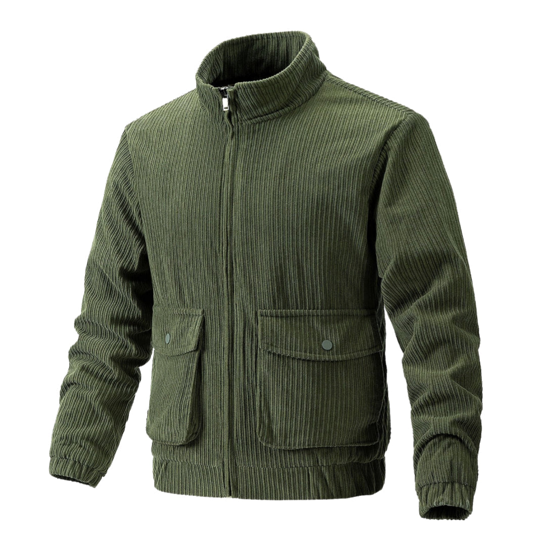 Drune | Cordjacke mit Reißverschluss
