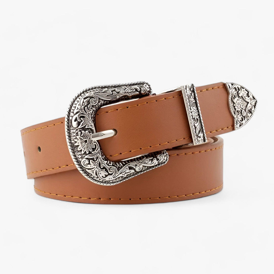 Drune | Western Ledergürtel Weinlese Stil & Langlebiges Design Für Frauen