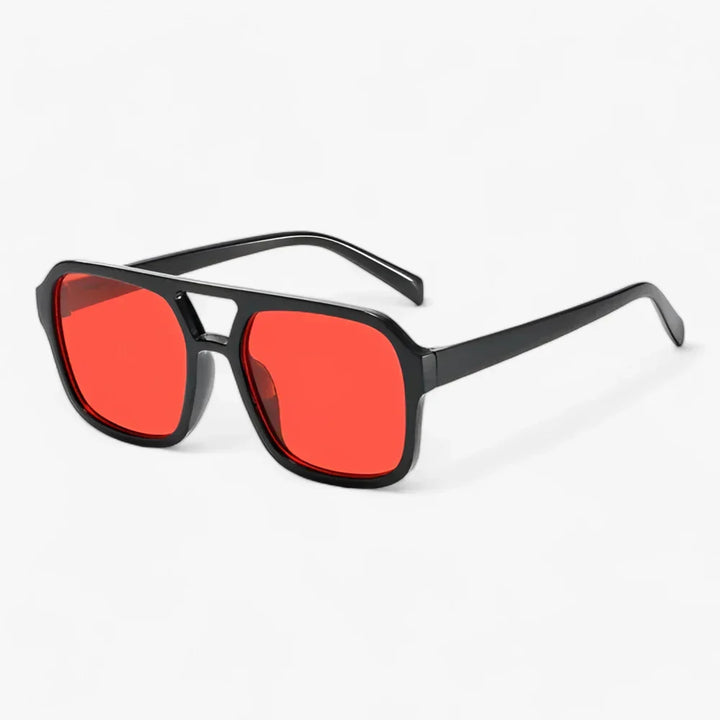Drune | Vintage-Viereck-Sonnenbrille - Stilvoller Augenschutz für Alle Gelegenheiten