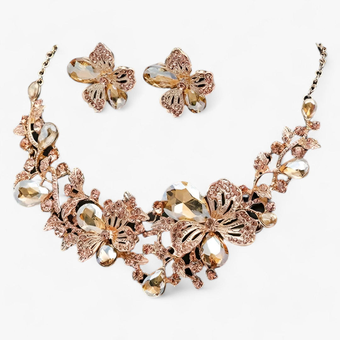 Drune | Brautschmuck Blumenketten Und Ohrringe