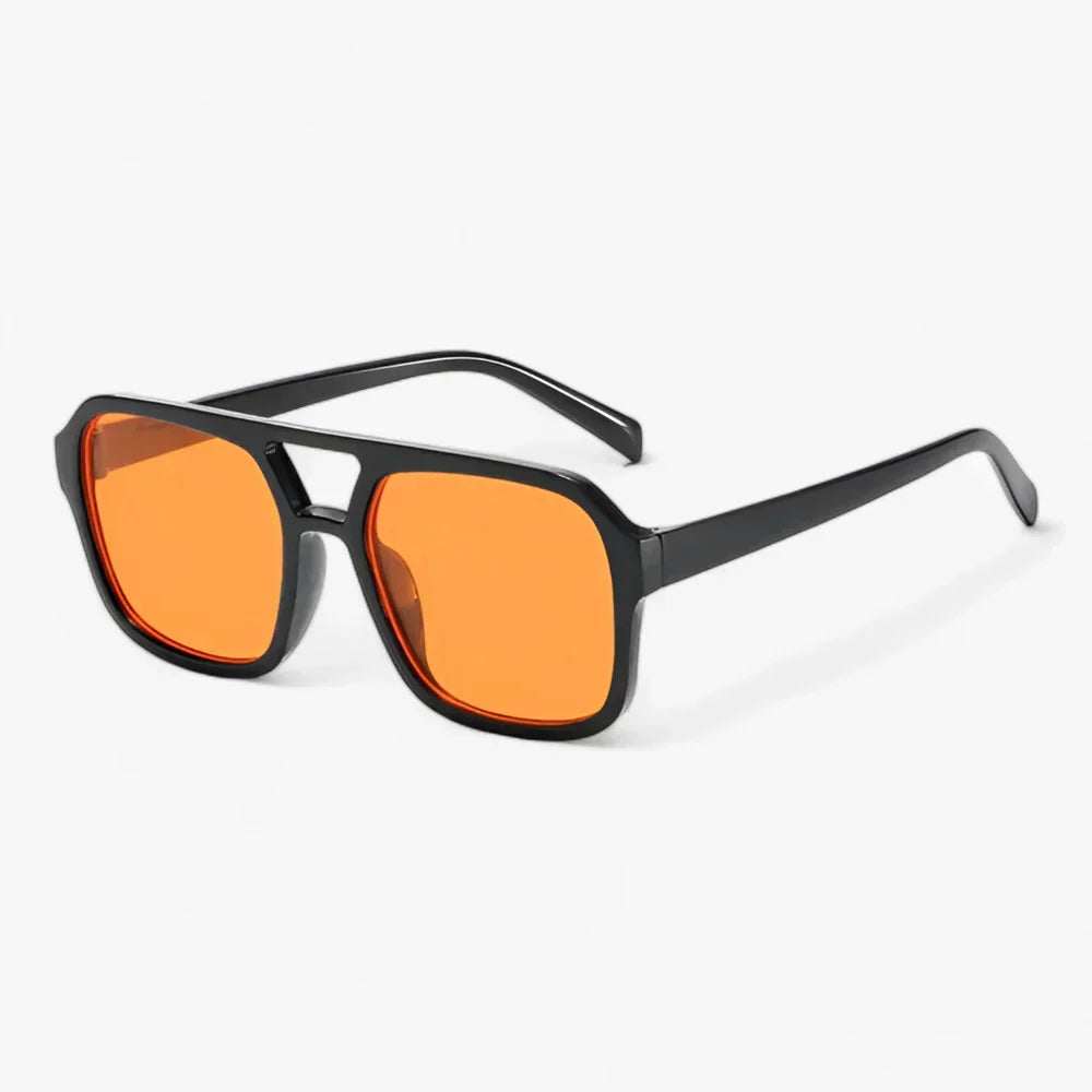 Drune | Vintage-Viereck-Sonnenbrille - Stilvoller Augenschutz für Alle Gelegenheiten