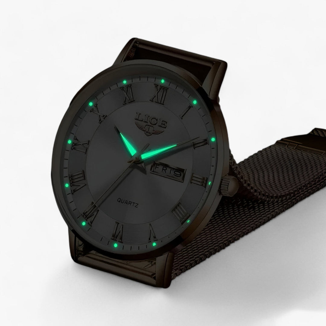 Drune | Elegantes Stahl Mesh Uhr