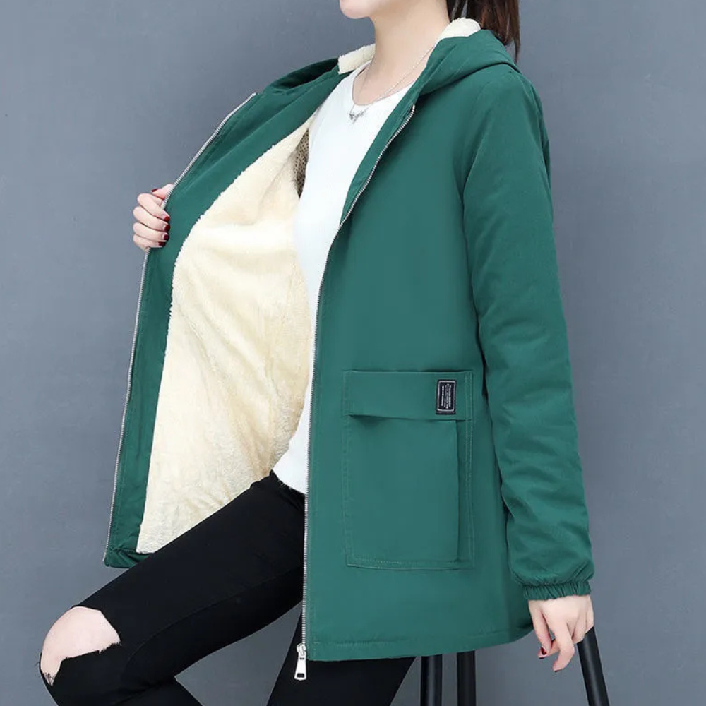 Drune | Winter Kapuzenjacke für Damen