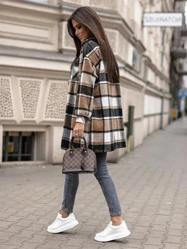 Drune | Karierter Hemdjacke Damen