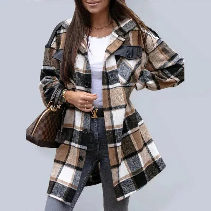 Drune | Karierter Hemdjacke Damen