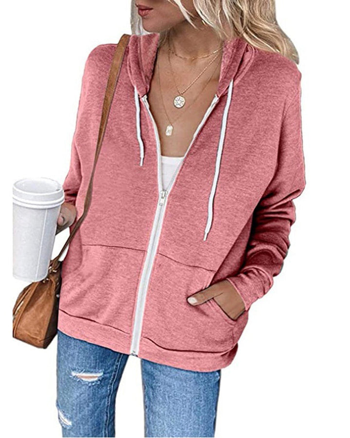 Drune | Schlichter Damen Hoodie mit Taschen