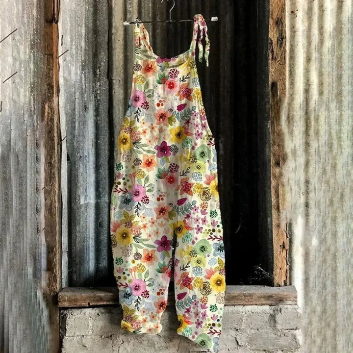 Drune | Latzhose Jeans Blume