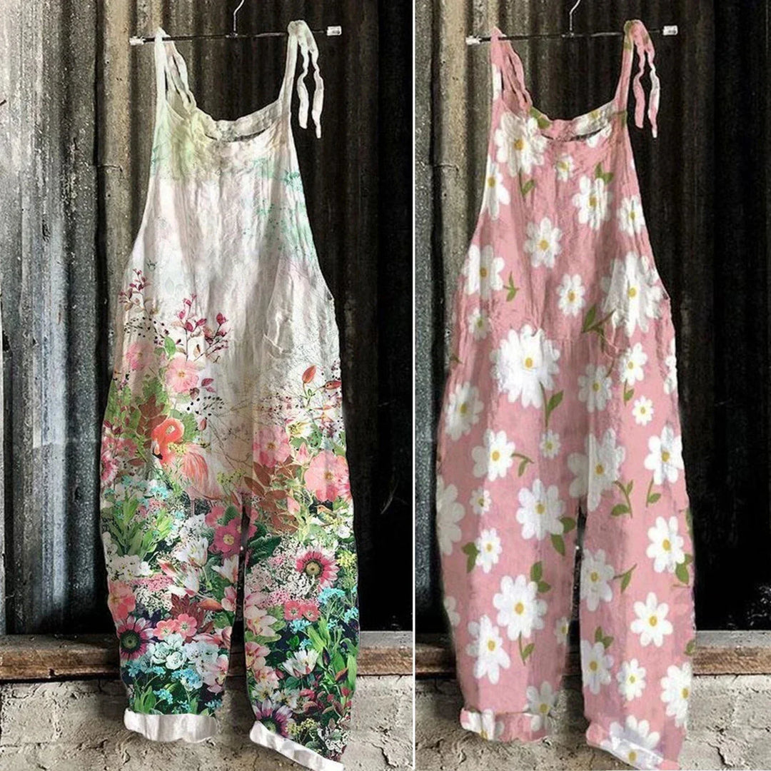 Drune | Latzhose Jeans Blume