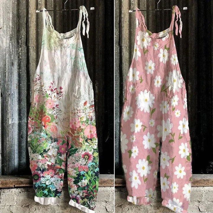 Drune | Latzhose Jeans Blume