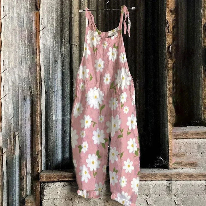 Drune | Latzhose Jeans Blume