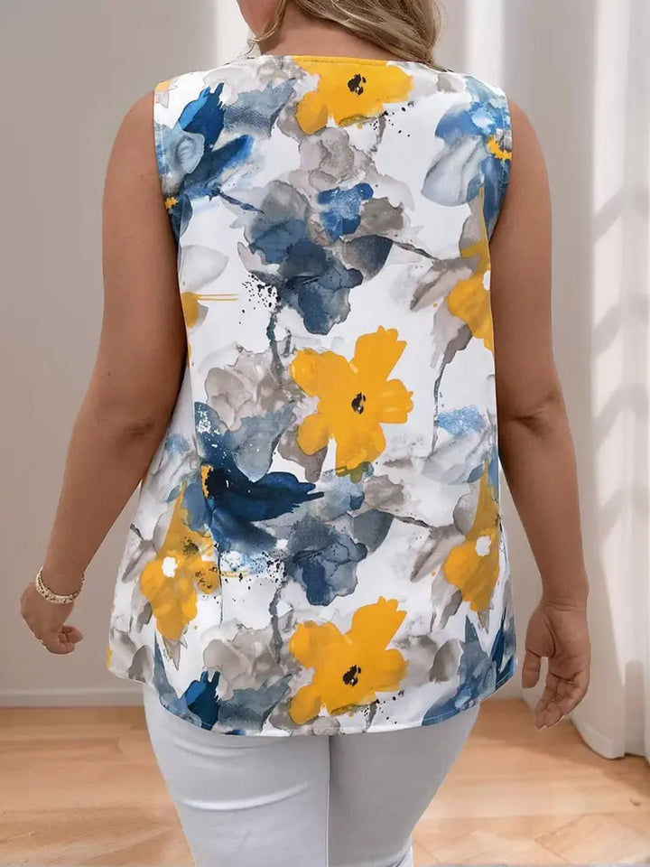 Drune | Ärmelloses Pailletten Rundhals Mini Kleid