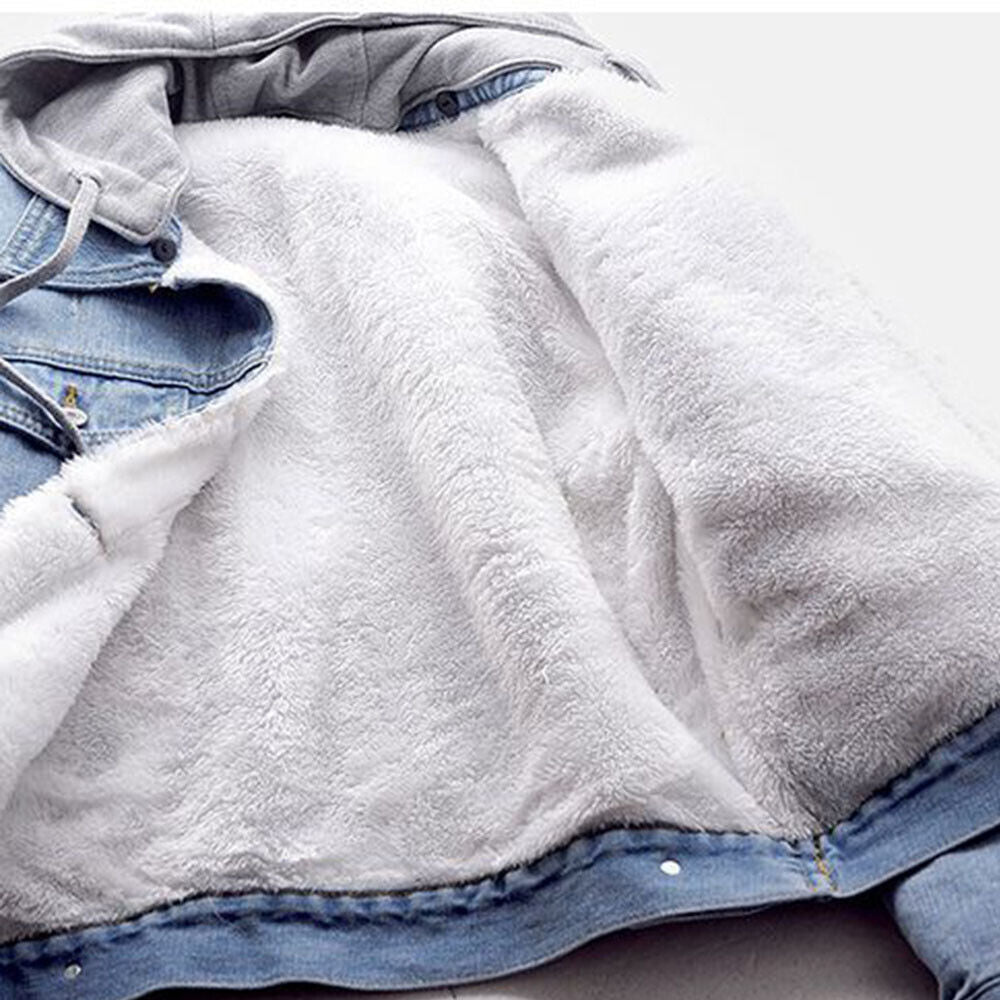 Drune | Plus Size Kapuzen-Denimjacke - Stilvoll & Bequem
