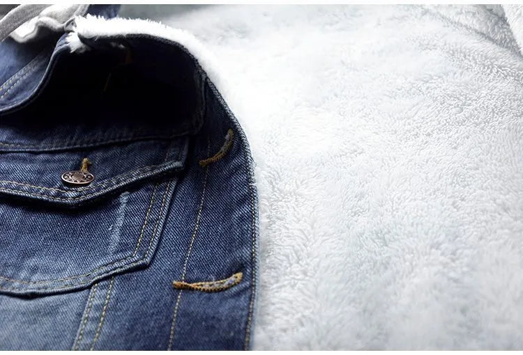 Drune | Plus Size Kapuzen-Denimjacke - Stilvoll & Bequem