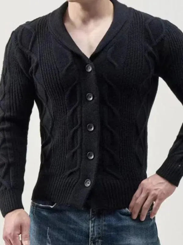 Drune | Größe Männer Strickjacke Pullover
