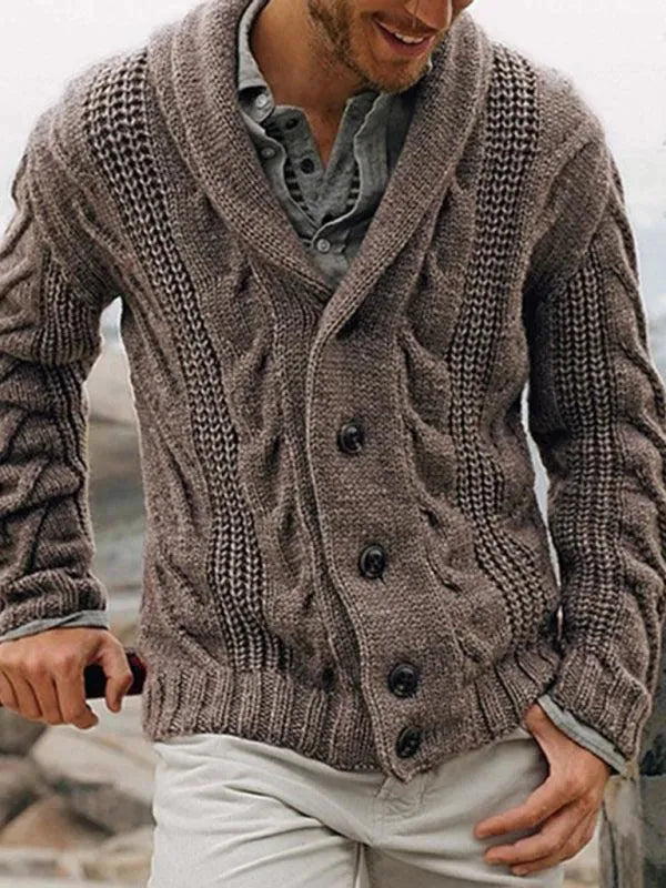 Drune | Größe Männer Strickjacke Pullover