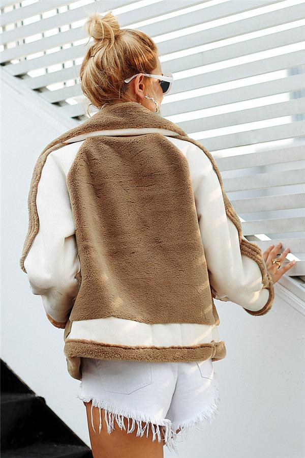 Drune | Kunstpelz Reißverschlussjacke