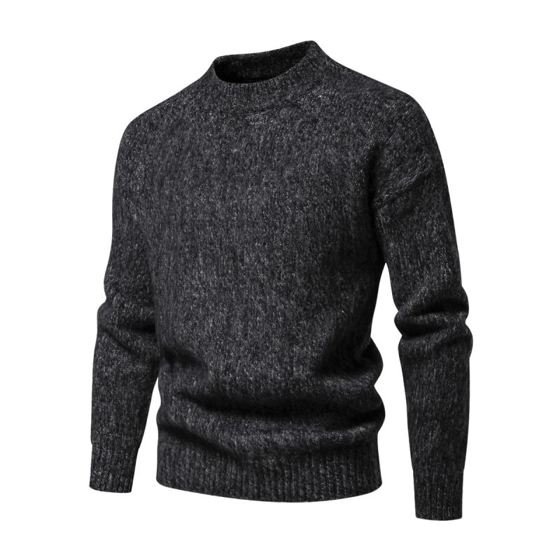 Drune | Strickwollpullover Klassisches Design Warm und Bequem