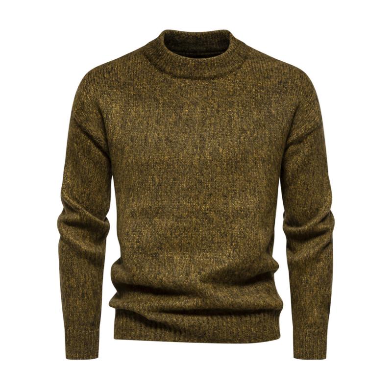 Drune | Strickwollpullover Klassisches Design Warm und Bequem