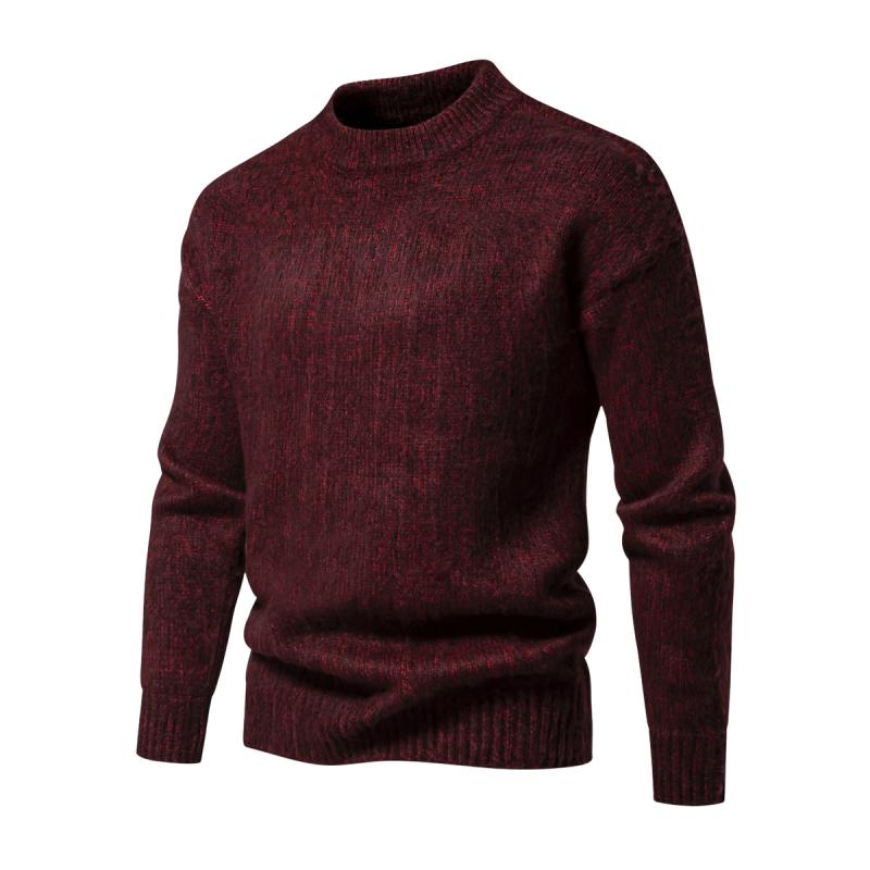 Drune | Strickwollpullover Klassisches Design Warm und Bequem